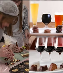 Klassieke workshop + <br>Chocolade + wijn/bier degustatie